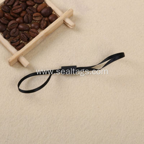 Black ribbon cord high quality brand tag seal